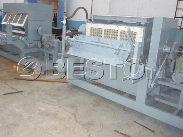 2500pcs beston egg tray machine