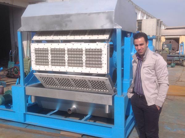 semi automatic papaer egg tray making machine
